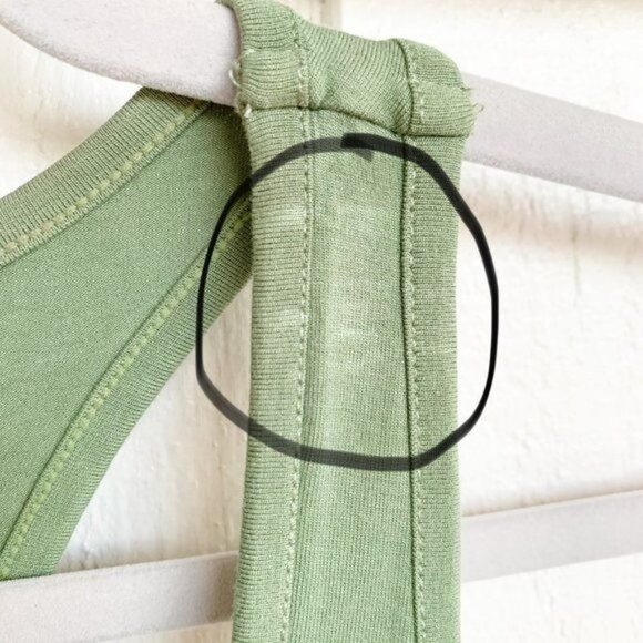 Ava Sky Hawaii Green Soft Racerback Tank Top Women's Size Small S - Picture 3 of 5